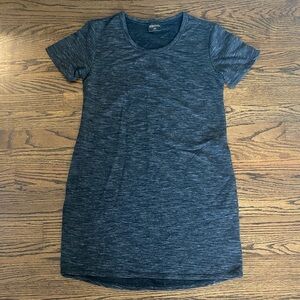 32 Degrees Cool Women’s Charcoal T-Shirt Dress Pockets S